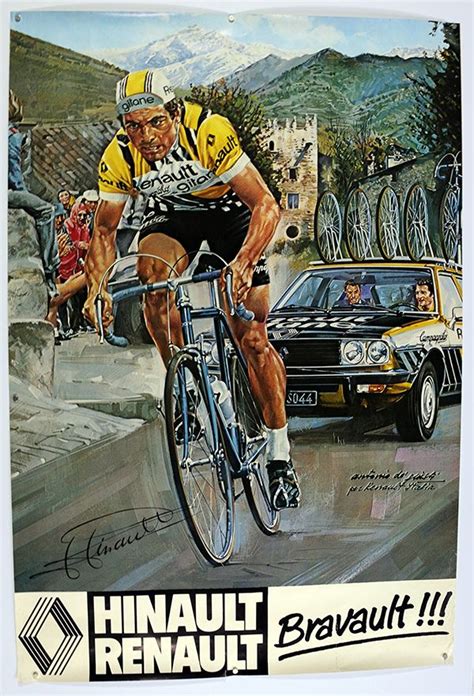 bernard hinault tour de france poster tour de france poster cycling art bike illustration