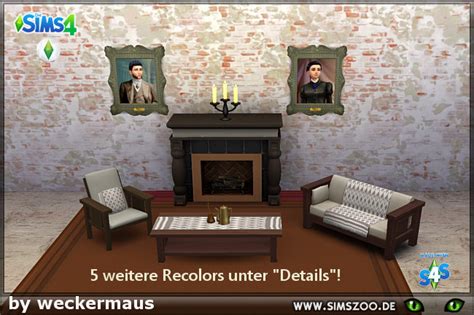 Blackys Sims 4 Zoo Living Room Set Recolours By Weckermaus For Your