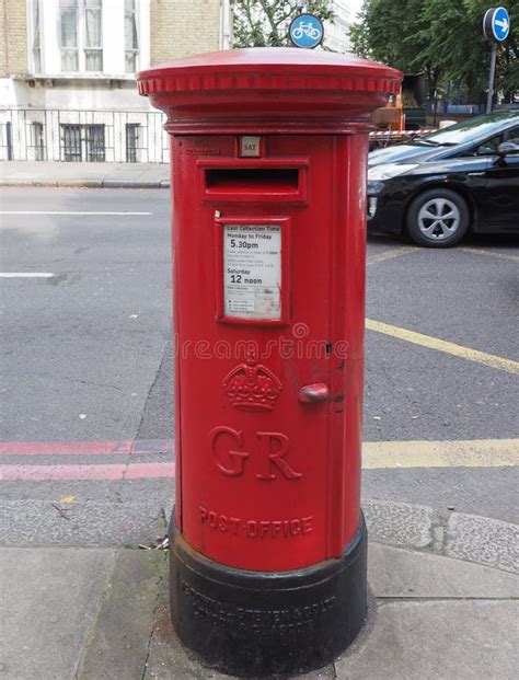 Red Mail Box In London Editorial Stock Image Image Of Postage 60511919