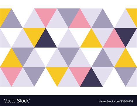 Geometric Pattern Abstract Triangles Design Vector Image