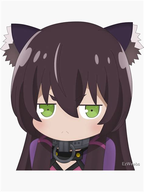 Rem Galleu Chibi How Not To Summon A Demon Lord Sticker By Ezweebs