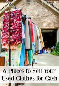 6 Places to Sell Your Used Clothes for Cash