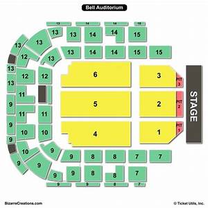 Bell Auditorium Seating Chart Seating Charts Tickets