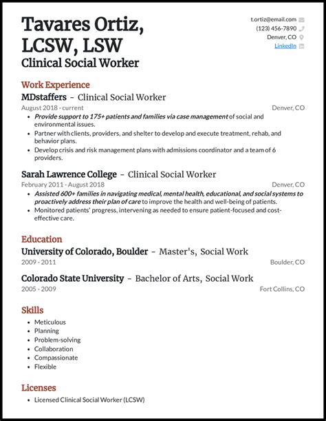 9 Social Worker Resume Examples And Free Templates In 2023