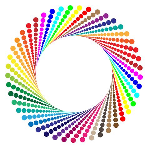 Colorful Circles Public Domain Vectors