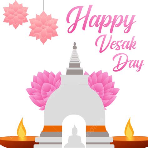 Leaf And Buddha Stylish Vesak Day Wishes Vesak Vesak Day Wishes Png And