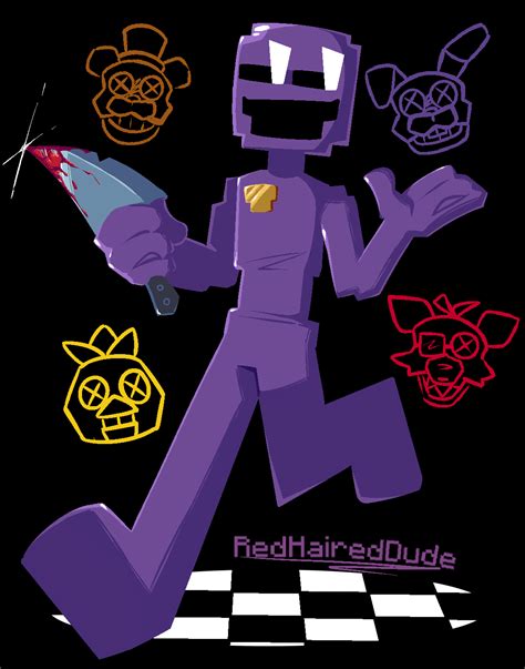 Purple Guy Dave Miller By Redhaireddude On Newgrounds