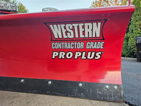 Western Snow Plow Contractor Grade Pro Plus 8ft Long Ebay