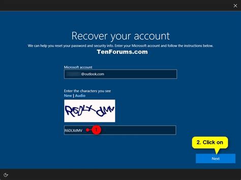 User Accounts Reset Password Of User Account In Windows 10