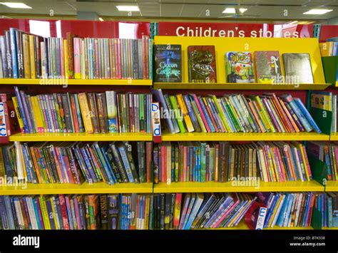 Childrens Books In A Public Library Stock Photo Alamy