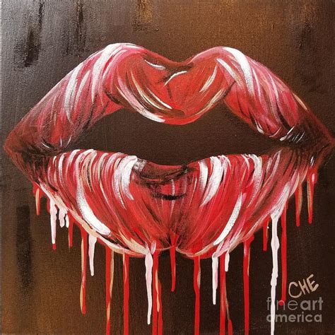 The Wet Kiss Painting By Crystal Elswick Fine Art America
