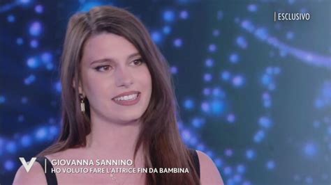 Giovanna Sannino Ho Voluto Fare L Attrice Fin Da Bambina Verissimo