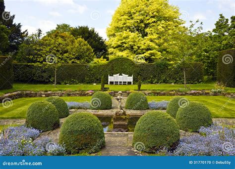Formal English Garden Stock Photo Image 31770170