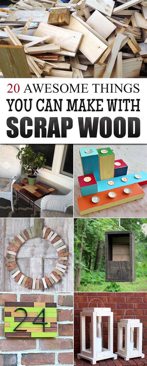 20 Awesome Things You Can Make With Scrap Wood Wood Projects Plans