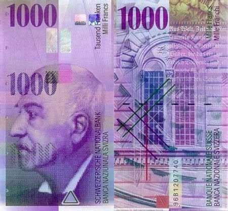 You should be able to see and feel that genuine banknotes are worth far more than the paper they are printed on. Papercraft - Swiss Banknote CHF 1000 - Papercraft4u | Free ...