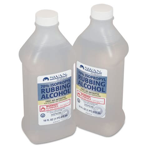 First Aid Kit Rubbing Alcohol Isopropyl Alcohol 16 Oz Bottle United