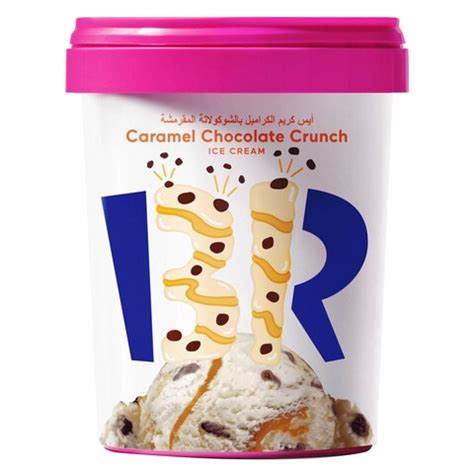 Buy Baskin Robbins Caramel Chocolate Crunch Ice Cream L Online Shop Frozen Food On Carrefour Uae