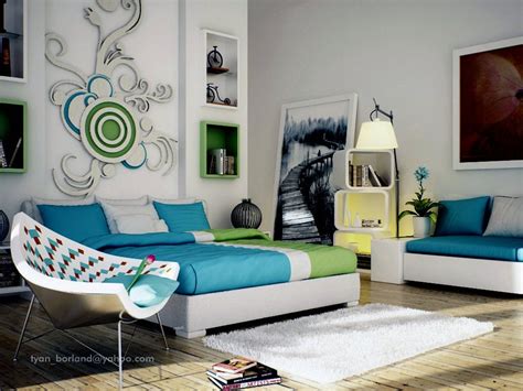 Blue bedrooms are the best bedrooms. Bedroom Feature Walls
