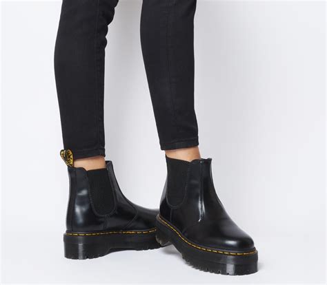 After finding a vegan pair of dr. Dr. Martens 2976 Quad Chelsea Boots Black Leather - Ankle ...