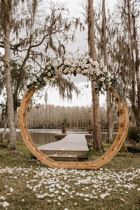 Circle Arch Ceremony Arch Wedding Arch Flower Circle