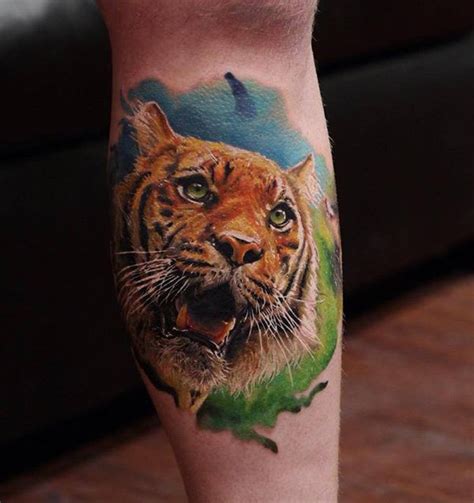 45 Great Tiger Tattoo Inspiration Model Rambut