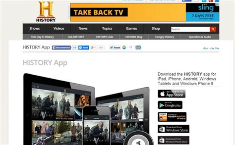 How To Watch The History Channel Online And Streaming Exstreamist