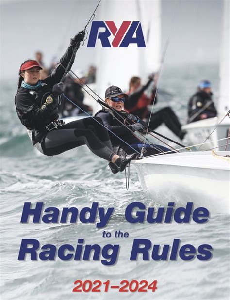 ‎rya Handy Guide To The Racing Rules 2021 2024 E Yr7 In 2022 Racing