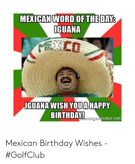 Mexican Word Of The Day Happy Birthday