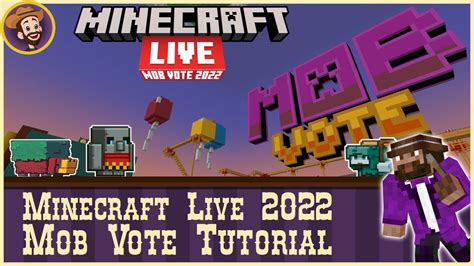 Minecraft Live Mob Vote 2022 Tutorial Youtube
