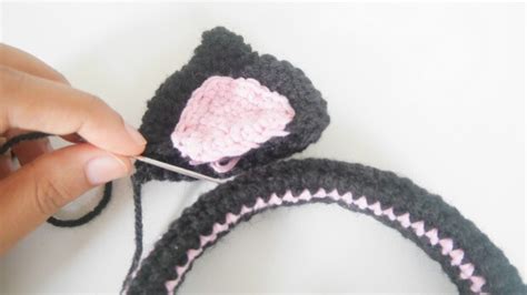 Easy Crochet Cat Ears Headband Free Pattern Jenny And Teddy