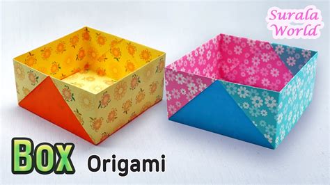 Download 234 Easy Origami Newspaper Box Tutorial Coloring Pages Png