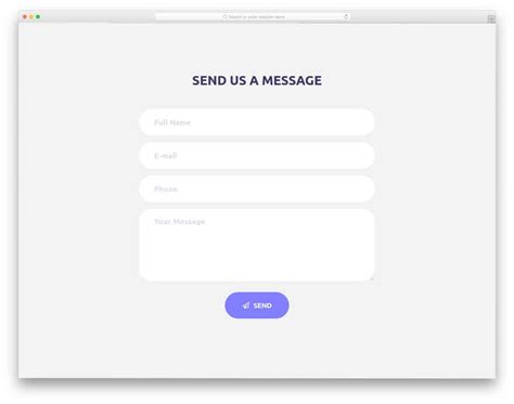 30 Trend Looking Css Contact Form Designs That Saves Your Time