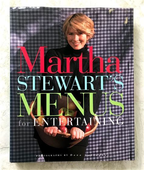 Martha Stewarts Menus For Entertaining Cookbook 9780517590997 Hardcover
