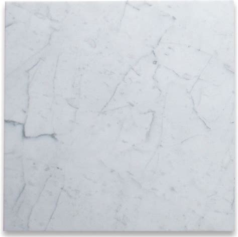 24x24 Carrara White Marble Tile Polished Italian Bianco Carrera Set