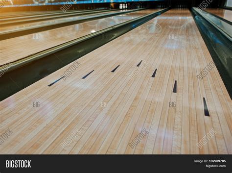 Bowling Wooden Floor Lane Alley Image And Photo Bigstock