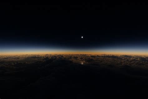 El Increíble Video De Un Eclipse Solar Captado Desde El Aire Diario