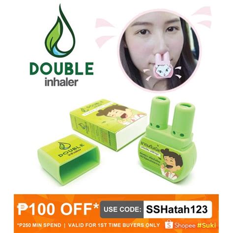 Thai Double Inhaler Aromatic Relief From Catarrh Colds Shopee Philippines