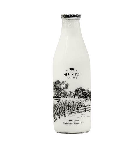 Farm Fresh Cows Milk 1 L Whyte Farms