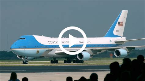 Air Force One Plane The Take Off Youtube