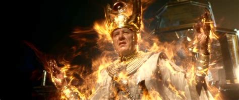 The hieroglyph representing the word for god, was the picture of a falcon perched when set killed osiris, horus fought set, so that set could not become the overall leader of egypt. RECAP: Gods of Egypt - The Exploder: Action Movie Recaps