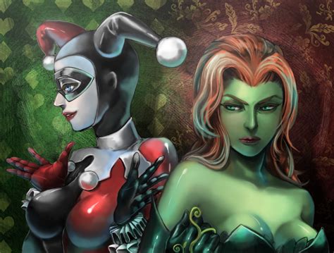 Harley Quinn And Poison Ivy Lesbian Sex Superheroes