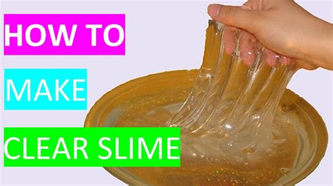 How To Make Clear Slime Without Laundry Detergent Super Easy Recipe