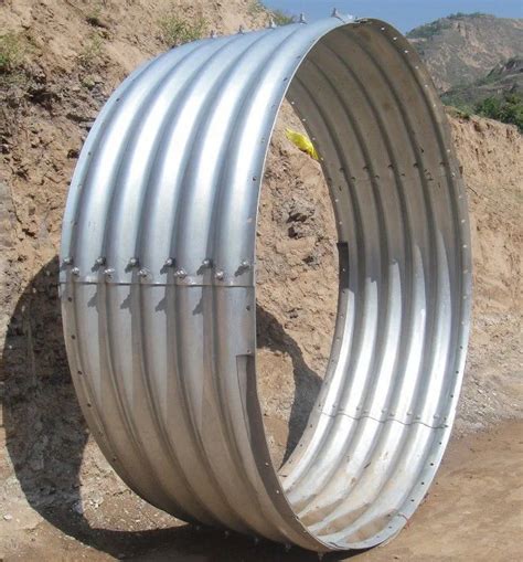 Large Diameter Corrugated Steel Pipe Widely Used In Storm Sewers