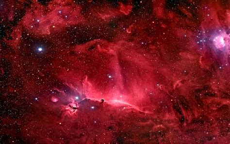 2560x1440 Resolution Red Galaxy Illustration Space Nebula Stars