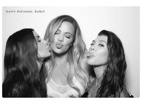 kim khloe and kourtney kardashian during khloe s birthday party in 2023 khloe kardashian