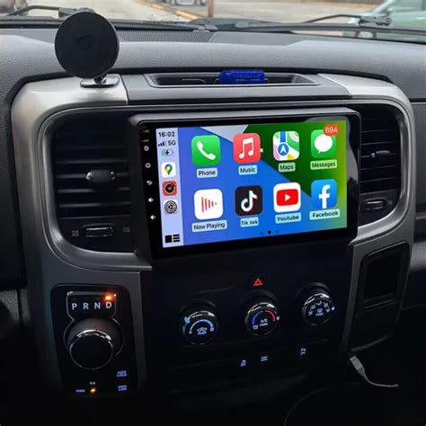 Car Radio For Dodge Ram 1500 2500 3500 2013 2019 Gps Navigation Android