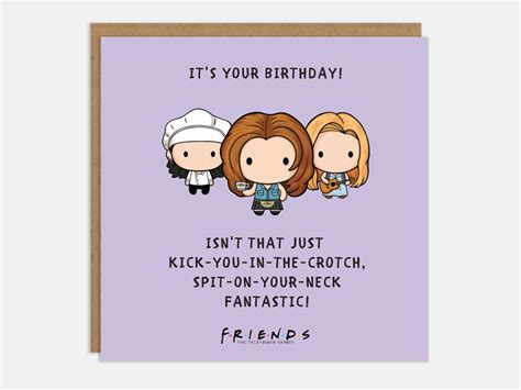 Friends Tv Show Birthday Card Printable Cards
