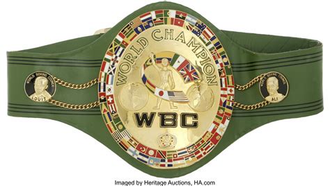 Wbc World Heavyweight Championship Boxing Belt Awarded To Joe Lot