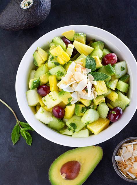 Asian Fruit Salad With California Avocados Recipe — La Fuji Mama