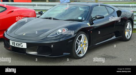 Black Ferrari F430 Stock Photo Alamy